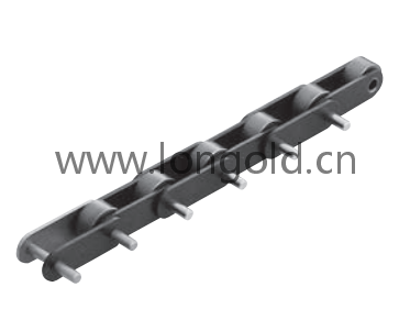 免加油自潤(rùn)滑帶加長(zhǎng)銷附件雙倍節(jié)距輸送鏈