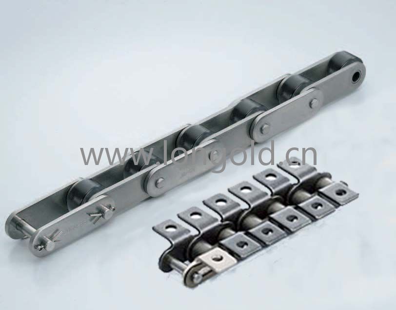 帶K1/K2附件塑料滾子雙倍節距鏈條 基本型SS規格 帶K1/K2附件塑料滾子雙倍節距鏈條 基本型SS規格