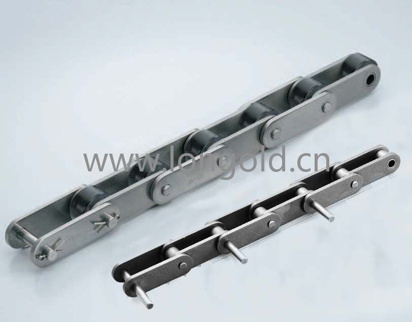 每2節帶加長銷附件塑料滾子雙節距鏈條低噪音型通用規格 每2節帶加長銷附件塑料滾子雙節距鏈條低噪音型通用規格