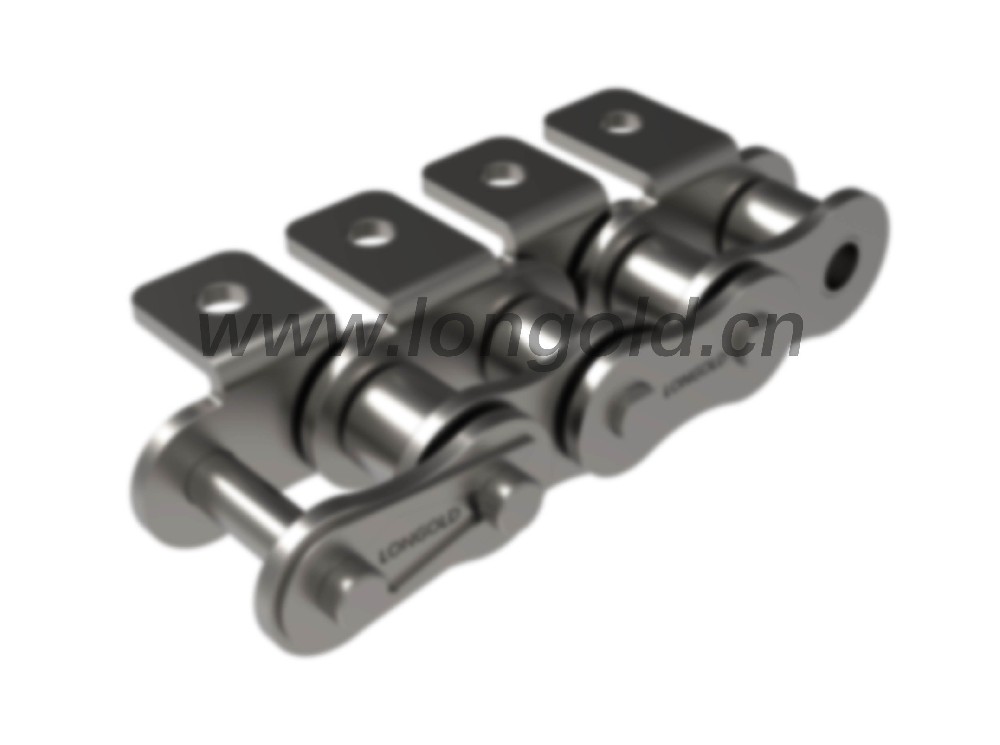 每2節(jié)帶A1附件免加油自潤滑帶涂層A系列小型輸送鏈